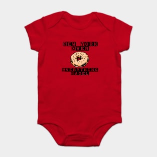 New York Over Everything Bagel Baby Bodysuit